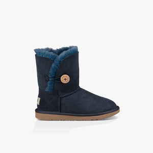 Ugg Bailey Button II Kids Classic Boots Blue (7910NXYIP)